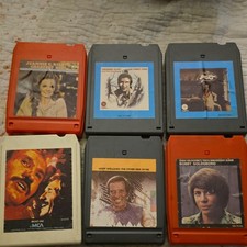 Jeannie C. Riley, Freddie Hart, Bobby Goldsboro, Andy Williams 8-Track Lot Coun…