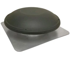 1500 CFM Shingle Match Weathered Wood Power Roof Mount Attic Fan