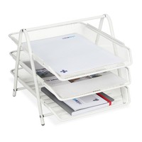 Dokumentenablage Metall BüRoablage Briefablage Ablagekorb 3 FäCher 1,2 Kg