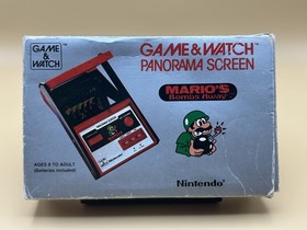 Nintendo Game & Watch MARIO'S BOMBS AWAY Panorama Screen TB-94 1983 Boxed