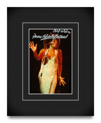 Dame Shirley Bassey Signed 10x8 Photo Autograph Goldfinger Music  Display COA