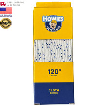Howies Hockey Skate Cloth Laces for Ice Hockey  Figure Skating 120"