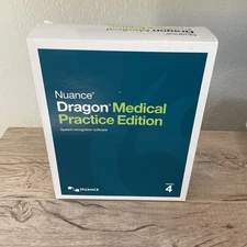 Nuance Dragon Medical Practice Edition 4 4.0 Speech Recognition Software