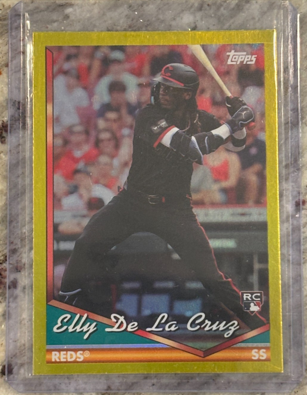 2024 Topps Archives - 1994 Topps Elly De La Cruz #300 Yellow Foilboard (RC)