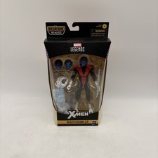 Marvel 6 Legends X-Men Build Wendigo Nightcrawler Figure Sealed Box Damage