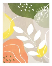 Modern Abstract Botanical Wall Art Poster Print Premium Quality