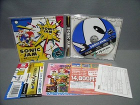 Sonic Jam Sega Saturn SS Box Manual Obi Complete Tested Japanese Region CIB