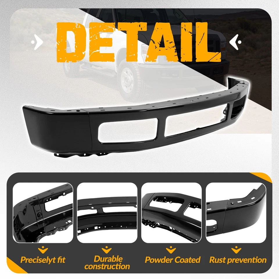 Front Bumper Face Bar For Ford F-250 F-350 F-450 Super Duty 08-10 #8C3Z17757CPTM - Image 4 of 4