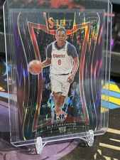 2024-25 Select Mezzanine Level Bub Carrington #386 (RC) Flash Purple Prizm /249