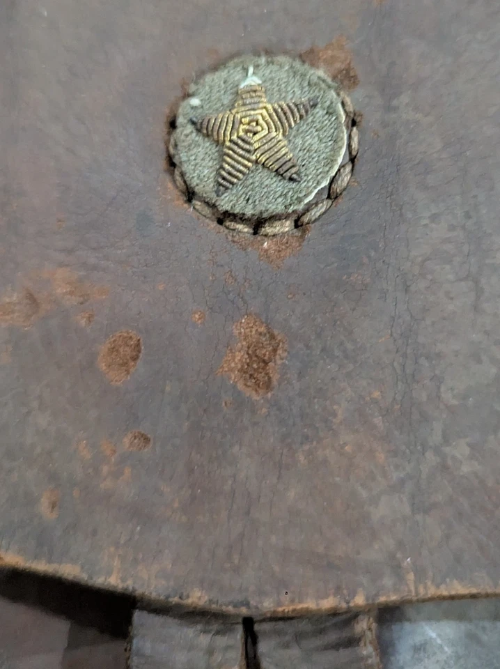 Original WW2 WWII Imperial Japanese Army Officers Leather Map Case - Image 4 of 4