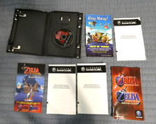 Nintendo GameCube TWO Game set Zelda Ocarina of Time and Master Quest COMPLETE!