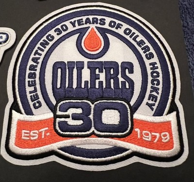 Edmonton Oilers 30 Years of Oilers Hockey Patch National Emblem