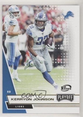 2020 Panini Playoff 1st Down 22/99 Kerryon Johnson #168 0w8