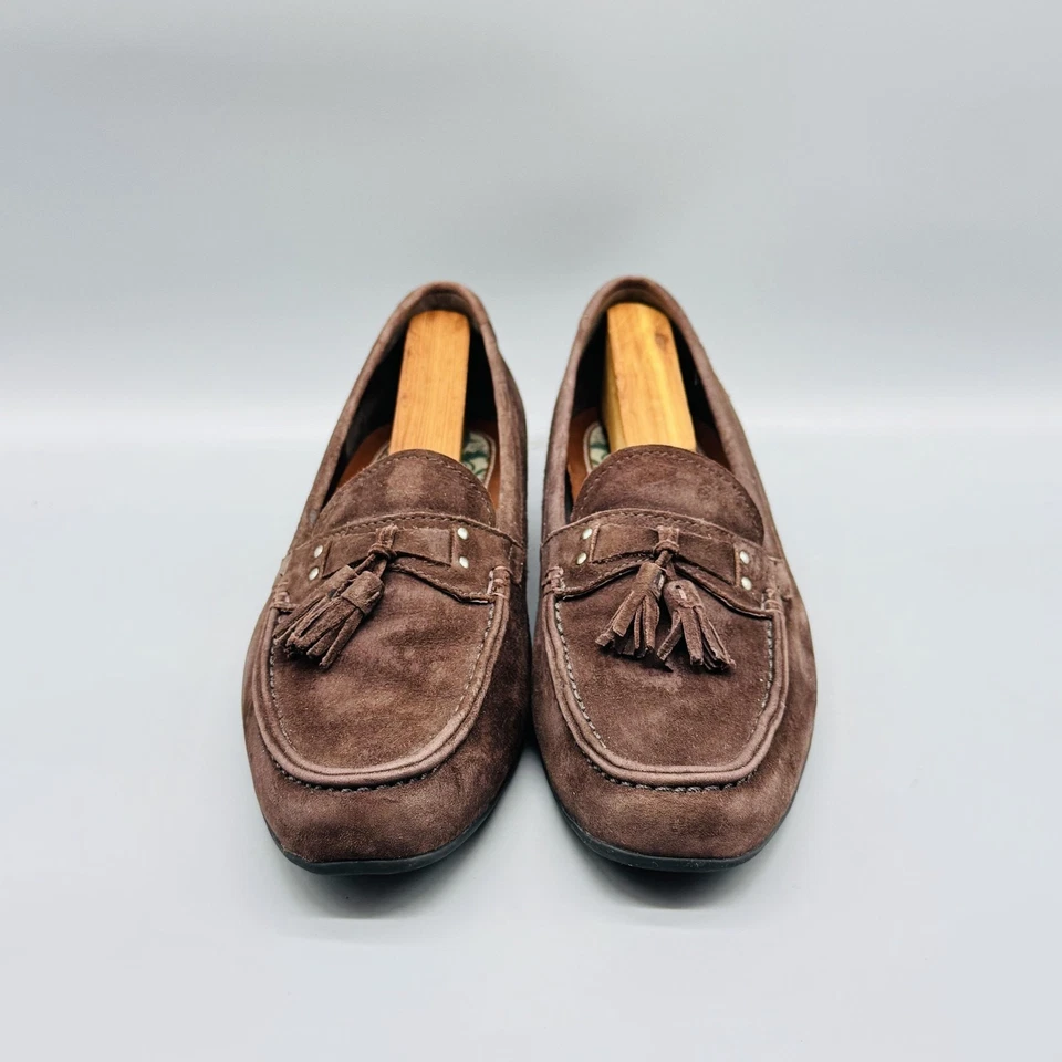 Sebago Shoes Womens 8.5 Brown Suede Tassel Loafer Slip On Moc Toe Casual Comfort - Image 4 of 4