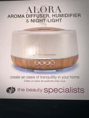 NEU & UNGEÖFFNET Rio Alora Aroma Diffusor Luftbefeuchter und Nachtlicht