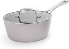 Casserole20 cm Laura Ashley Antiadhésive Verre Four Tous Feux Lave-vaisselle