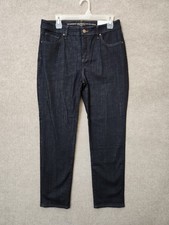 Chicos So Slimming Girlfriend Slim Leg Ankle Jeans Womens 1 US 8 Blue NEW