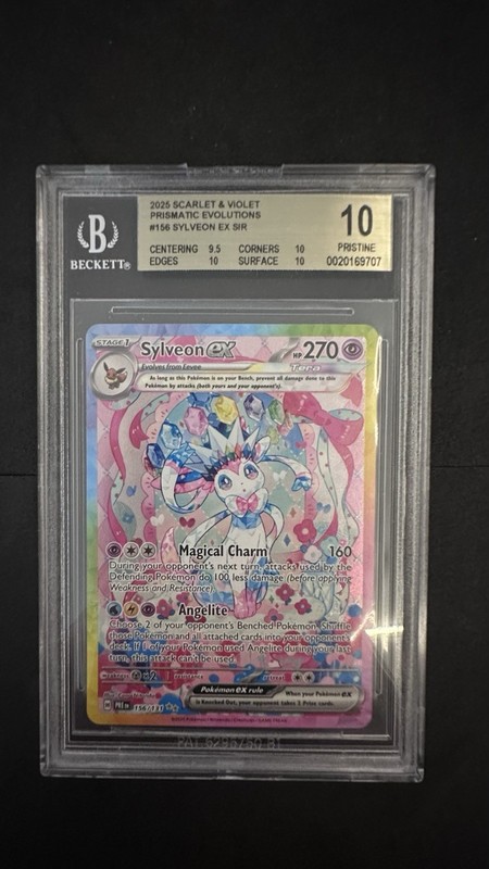 Sylveon ex 156/131 Special Illustration Rare SV: Prismatic Evolutions BGS 10