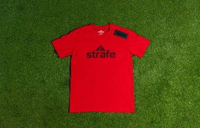 Strafe Aspen Colorado T Shirt Crimson Red Size Large 