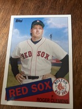 2006 Topps #3 Roger Clemens Rookie of the Week Card Boston Red Sox