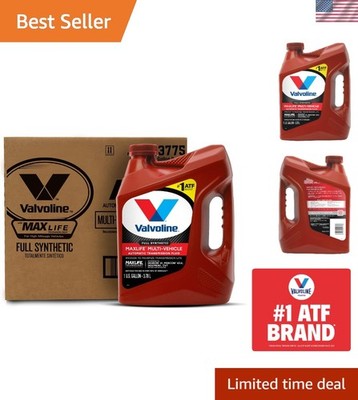 Multi-Vehicle ATF Full Synthetic Automatic Transmission Fluid 1 GA, Case of 3