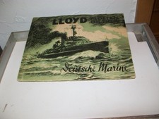 ✅ Zigaretten Sammelbilder Album Lloyd Flottenbilder Deutsche Marine komplett #9a