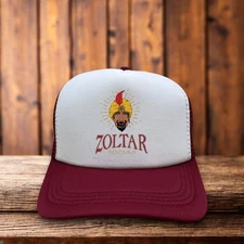 Zoltar Speaks Mens Trucker Hat Maroon Snapback 1988 Big Movie Baseball Cap
