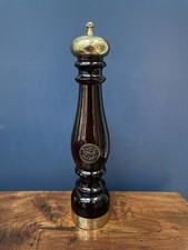 McCormick Spices 100 Year Anniversary Brass and Wood Pepper Grinder Mill 14  