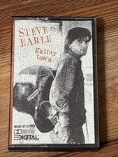 Steve Earle Guitar Town Cassette 1986 MCA Records Country Rock Tested