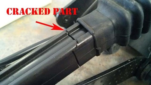 Volvo C70 convertible top bonnet lid arm permanent repair solution new part RH - Picture 3 of 3