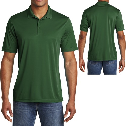 Mens Moisture Wicking Polo Shirt Dri Fit Sizes XS-XL 2XL, 3XL, 4XL NEW - Picture 10 of 12
