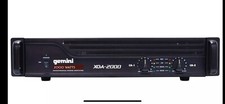 Gemini XGA-2000 2000 Watt RMS Professional DJ PA Power Amplifier Amp
