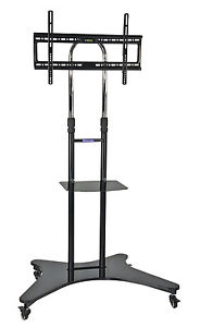 Professional Mobile Height Adjule Office Tv Television Stand Image Is Loading Professional Mobile Height Adjule Office Tv Television Stand
