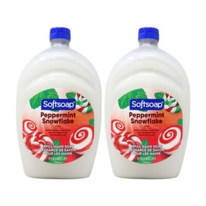 Softsoap Moisturizing Hand Soap Refill - Peppermint Snowflake - 50 Oz