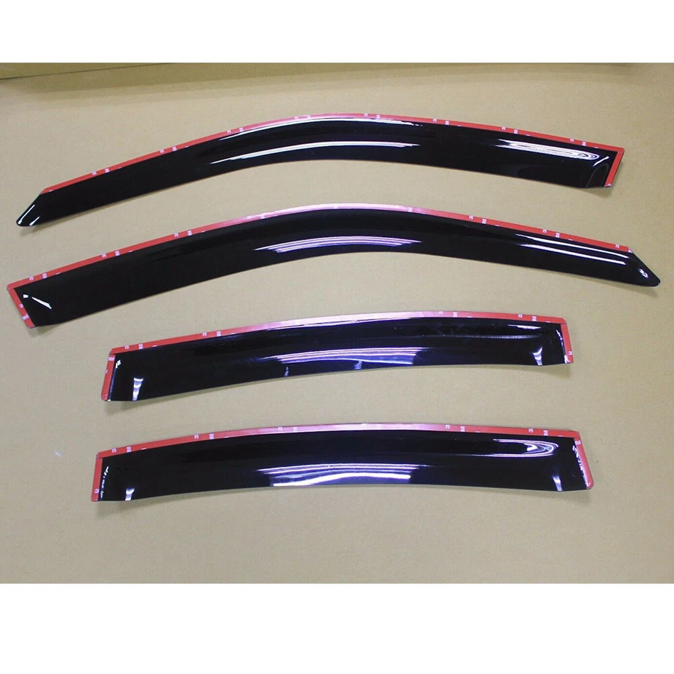 Fit For BMW 3-Series E46 Sedan Window Visor Vent Sun Shade Rain Guard 1998-2006 Foto 4 de 4