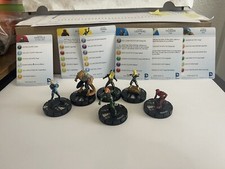 DC Heroclix Teen Titans Fast Forces 001-006 w/ cards 