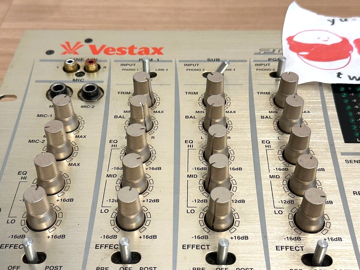 VESTAX ベスタクス PCV-275 作り出し djミキサー VESTAX ベスタクス PCV-275 作り出し djミキサー