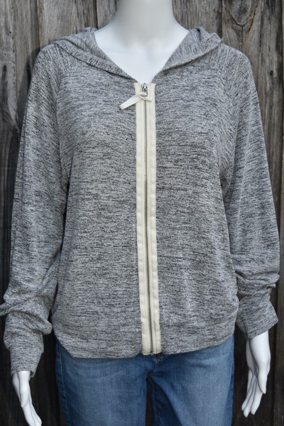 STATUS MODA Grey Hoodie - Size L - EUC