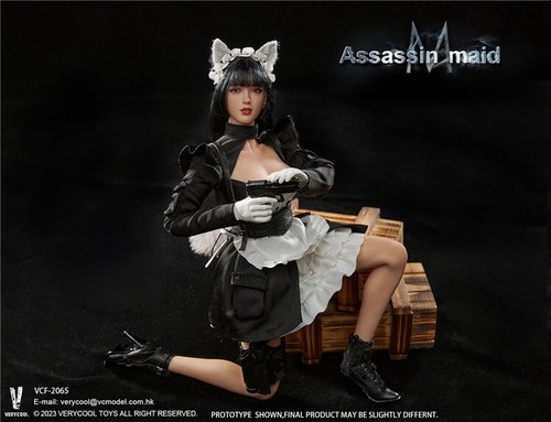 New VERYCOOL VCF-2065 Sexy Female Assassin Maid Michelle 1/6 Action Figure - Picture 13 of 15