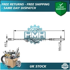 Fits Ford Focus C-Max Grand Volvo V50 HMH Front Centre Hand Brake Cable