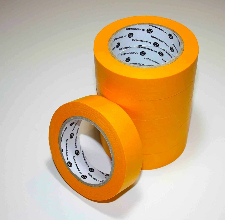 ANGEBOT // 20x Goldband Abklebeband Malerband // 30mm x 50m // KARTON PREIS - Bild 2 von 4