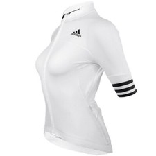 Adidas Adistar Shortsleeve Jersey W white women cyclingjacket jersey tracktopNEW