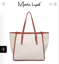 Moda Luxe Tan Tote - New With Tags