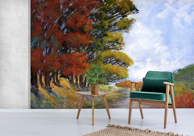3D Baum Pfad C452 Tapete Wandbild Fototapete Michael Tienhaara Amy
