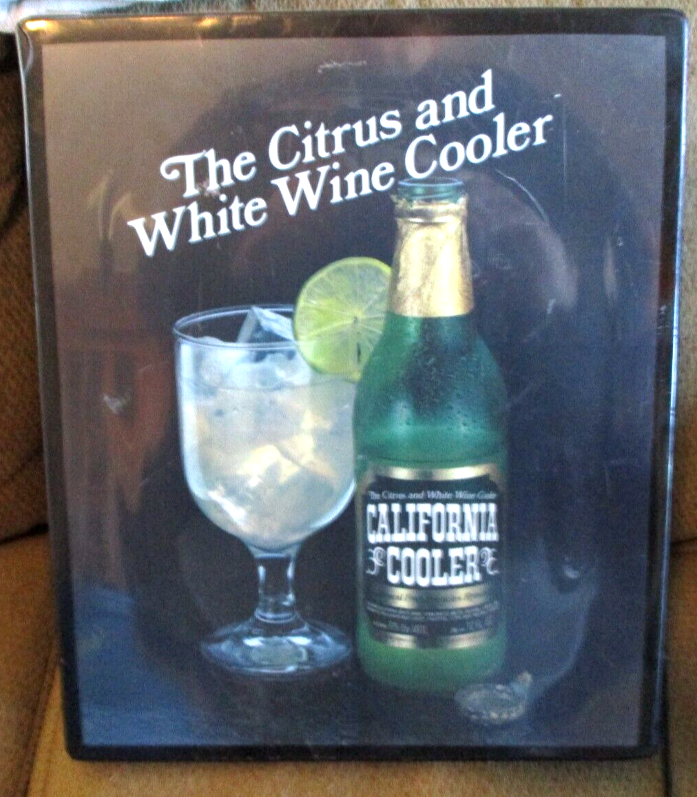 Vintage! 1980's California Cooler Light-Up Sign The Citrus and