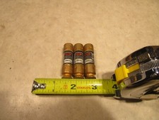 LOT OF 3 FUSETRON FRN-R-5, 5A, 250V, CLASS RK5 FUSES, S0892