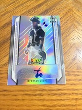 Jeferson Quero 2021 Leaf Metal Draft Silver Rainbow Refractor Auto Autograph XRC