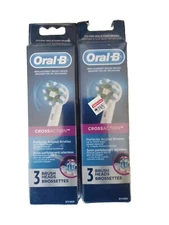 Oral-B CrossAction Electric Toothbrush Replacement Heads - 2 Pack-Dented Package