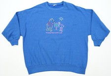Rare Vintage Winnie The Pooh Hundred Acre Wood Walk Bother Free Sweatshirt 90s