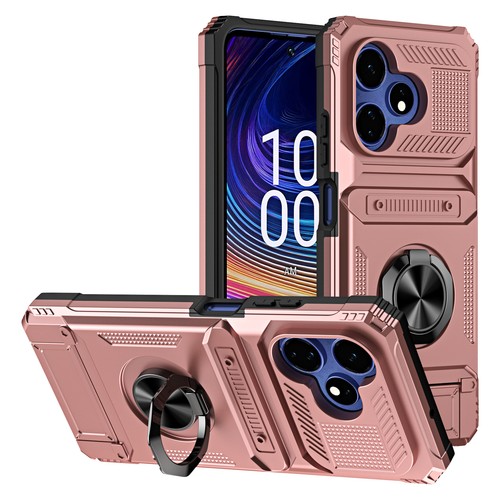 For Boost Celero 5G / 5G+ Plus 2024 Shockproof Card Holder Ring Stand Case Cover - 第 20/20 張圖片